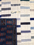 Quilt Falling Rain Whites and Blues