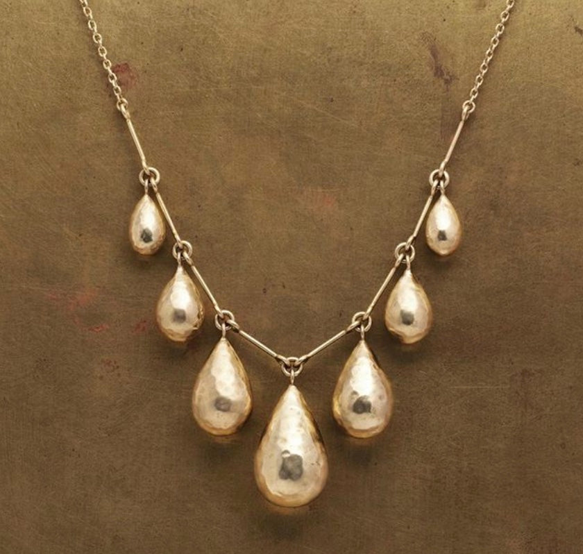 Gold Rainfall Necklace CUSTOM - abigailheche