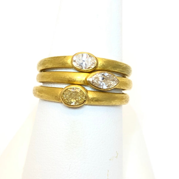 oval and marquis diamond rings