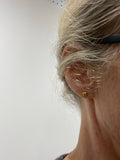 Square post earrings