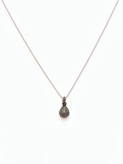 diamond teardrop necklace - abigailheche