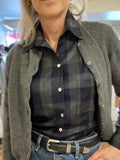 Navy/gray Perfect Blouse cashmere