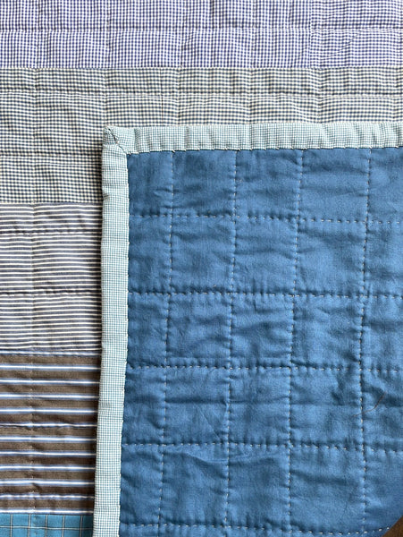 Quilt twin set peacock blues