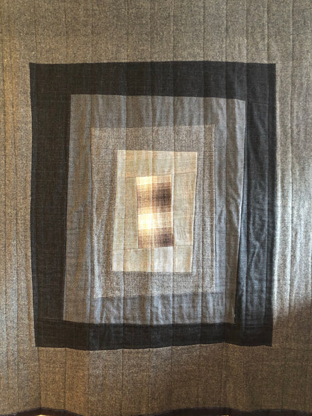 Quilt crooked window