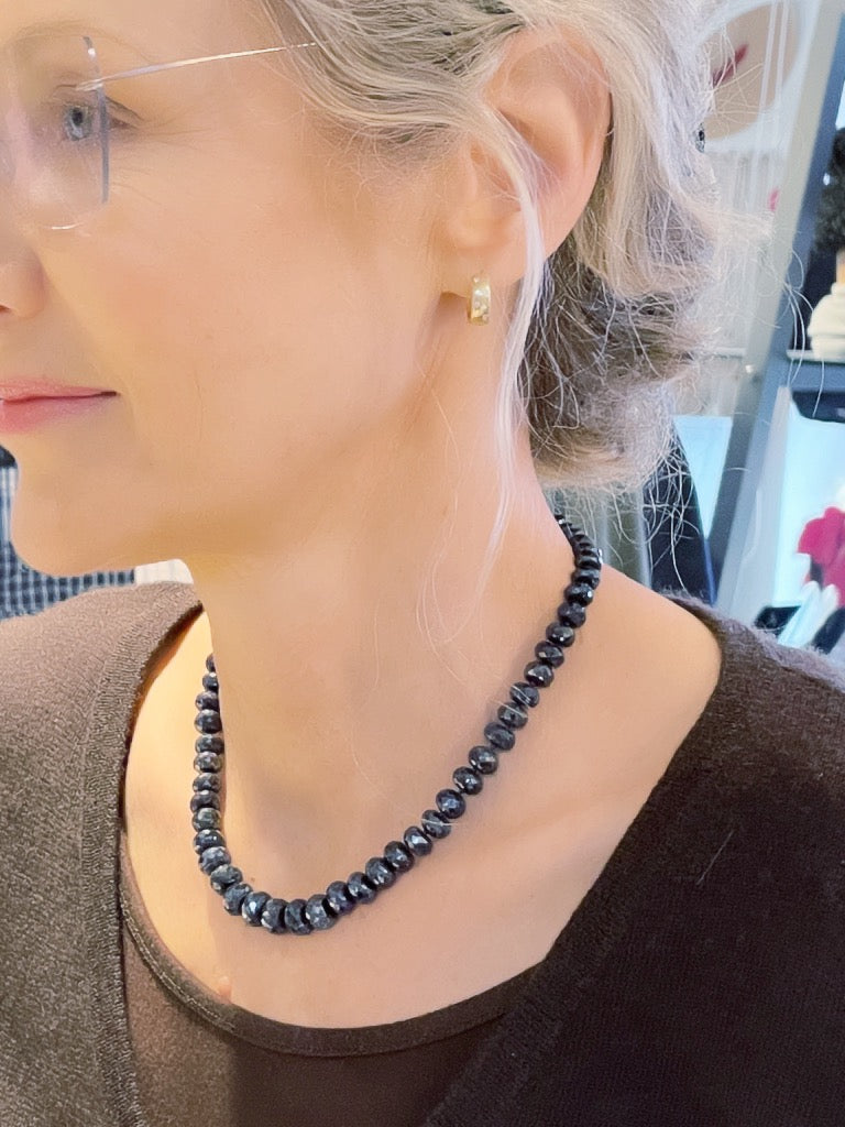Blue Sapphire necklace - abigailheche