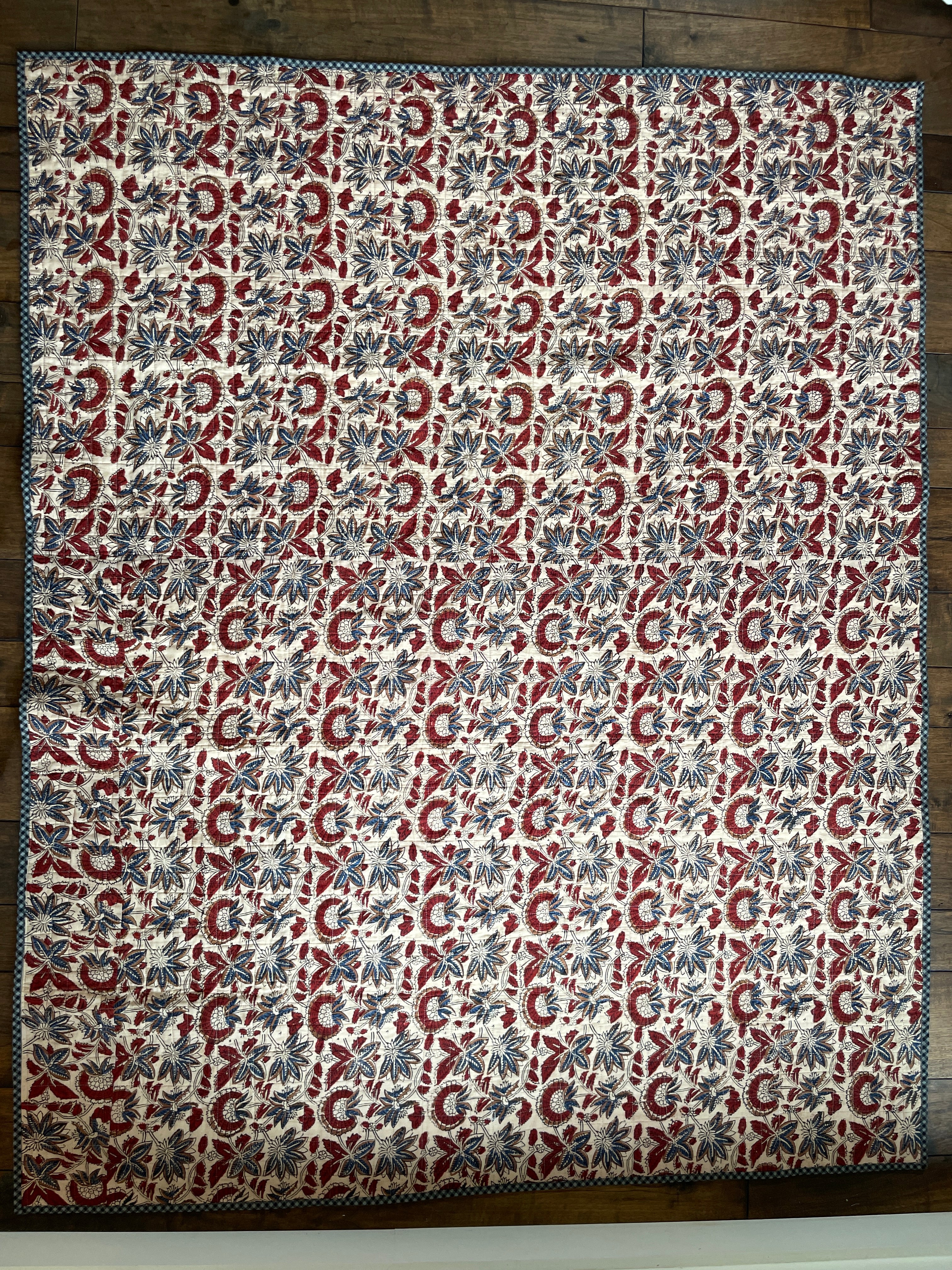 Quilt Lux linen ink block