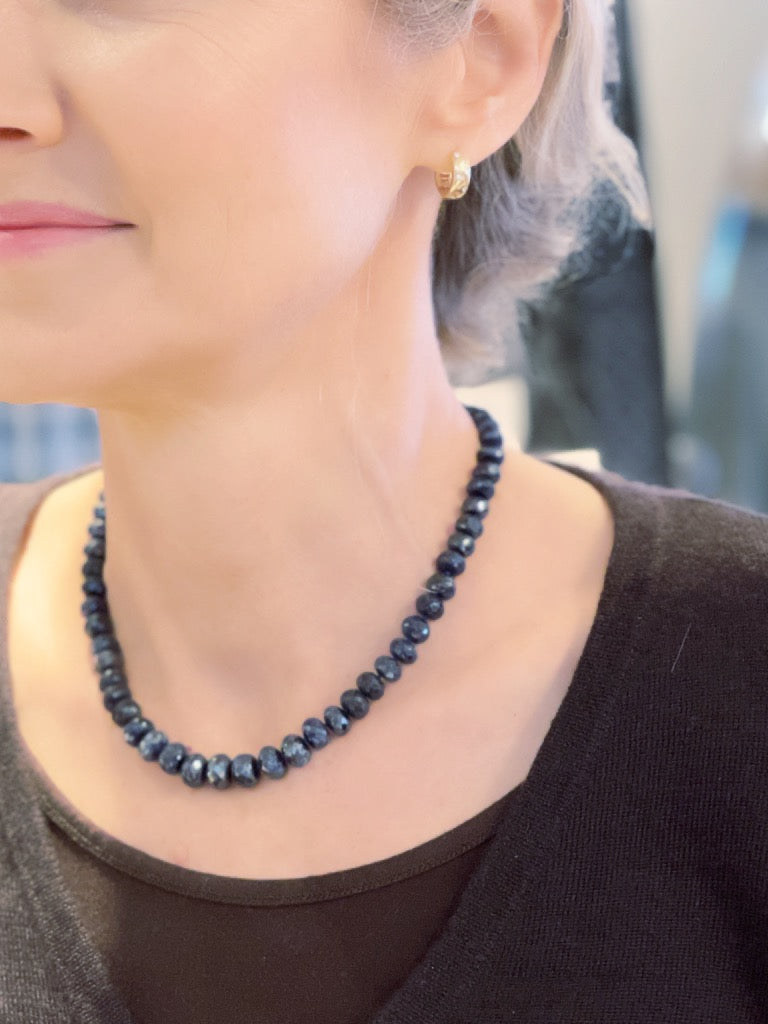 Blue Sapphire necklace - abigailheche