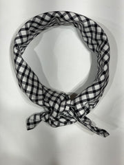Black and White Cotton bandana