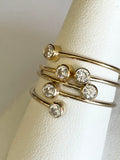 CZ stackable Rings, single