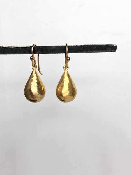 Gold drop earrings