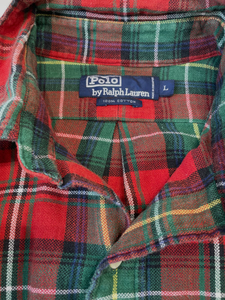 Flannel shirt  “Shacket” red -green