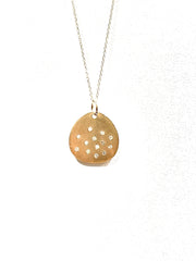 Shields with diamonds⭐️ 18k yellow gold with scattered diamonds