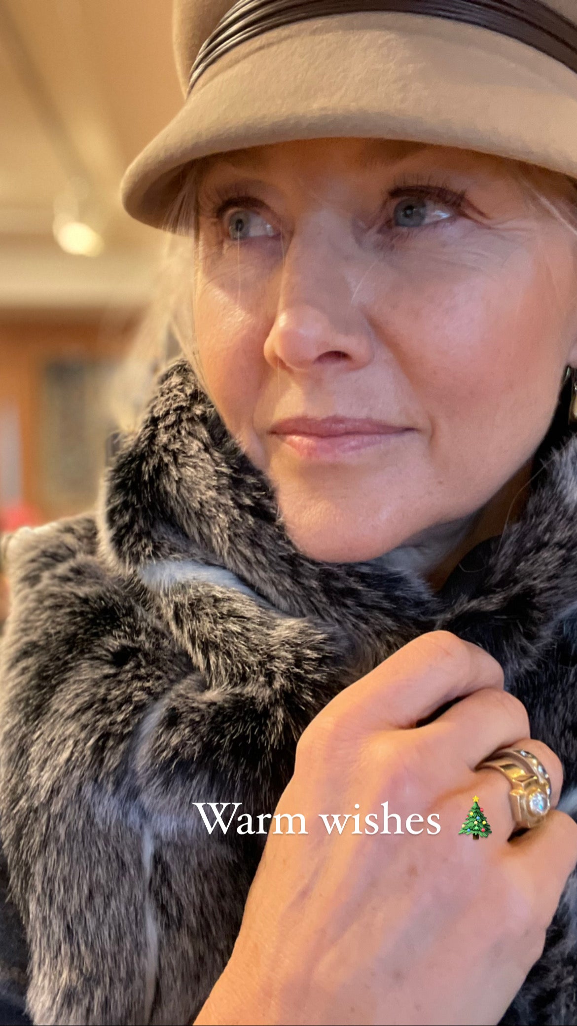 A Fur collar/hand warmer (faux) - abigailheche