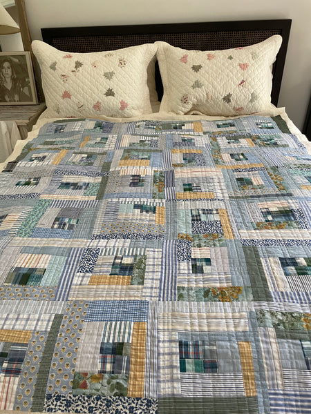 Quilt madras and cornfields SOLD