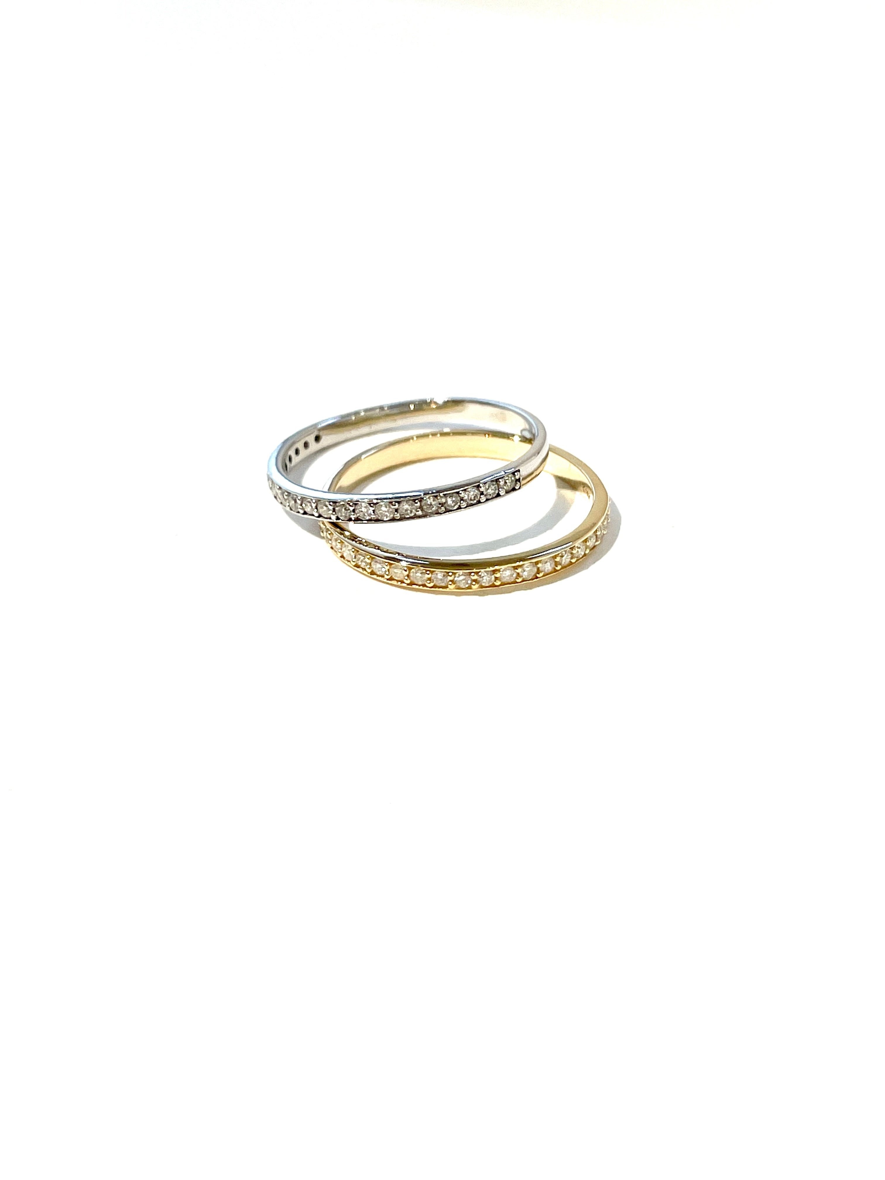 Diamond ring, eternity band